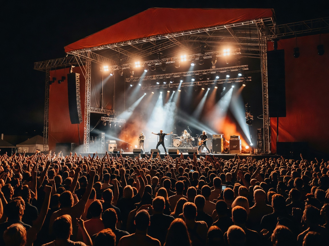 Roskilde Festival Orange Stage during live performance